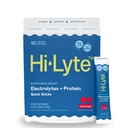 Hi-Lyte Elektroliti + Beljakovinske hitre palčke Crisp Apple, 16 Serving - natrij, kalij, sirotkini proteini - Keto prijazno - 5g beljakovine, brez sladkorja