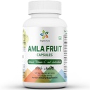 Amla kapsule 1500 mg - 120 Veg kapsule. Surovi in čisti naravni vitamin C, Seveda povečuje imuniteto, Skin Glow, Energija in bogati antioksidanti. Cela zelena SuperFood Nutrition. Brez GSO.