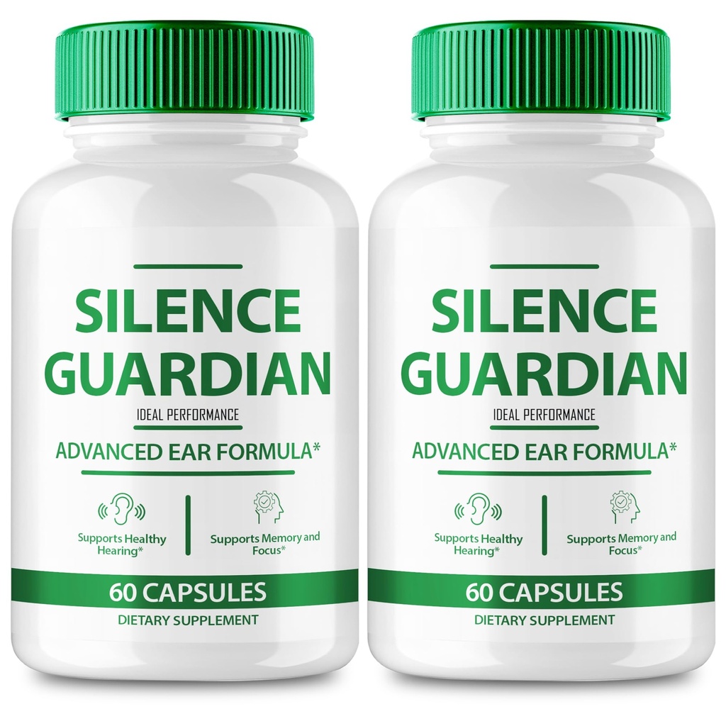 Silence Guardian Tinitus Relief za zvonjenje ušesa Kapsula, Silence Guardian Prstan Clear Tinitus tablete, SilenceGuardian uho Tinitus dodatek, Uho zvonjenje Tinitus, SilenceGuardian Mnenja (2 paket)