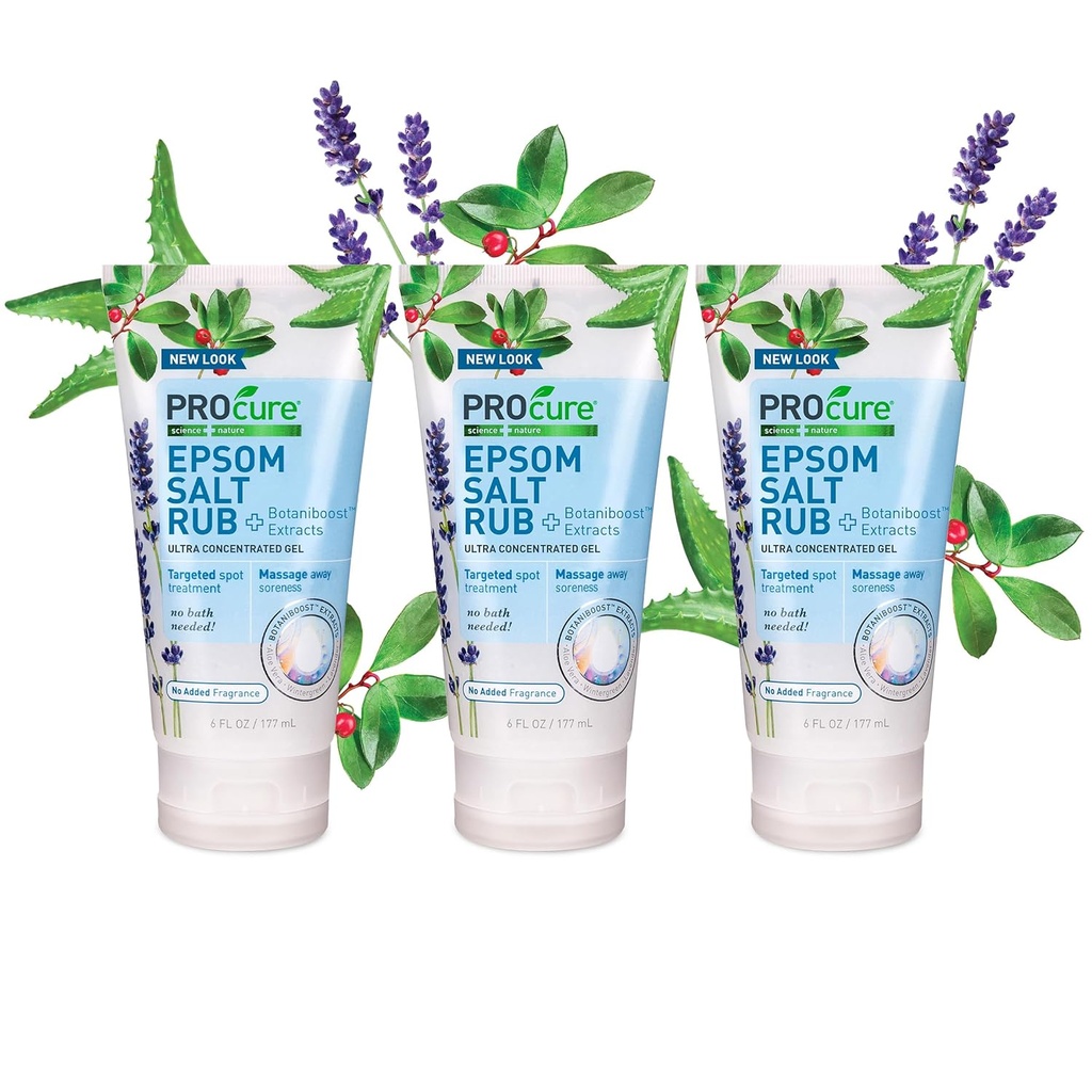 Procure Epsom sol Rub Gel - 3 pakiranja