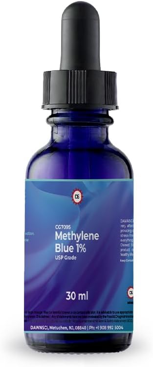 Metilen modra 1 % 30 ml steklena kapalka steklenica 
