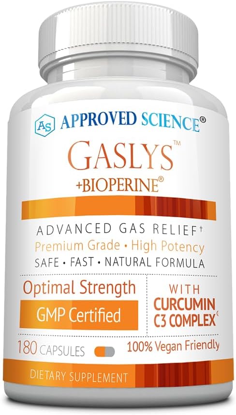 Odobreni Science Gallys - Prebavni trakt, plin, in Stomach dodatek - z Artichoke Powder, Ginger, Fennel Seme - 180 Count - Pack po 1
