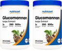 Nutricost Glukomannan prašek 500G (2 steklenici)