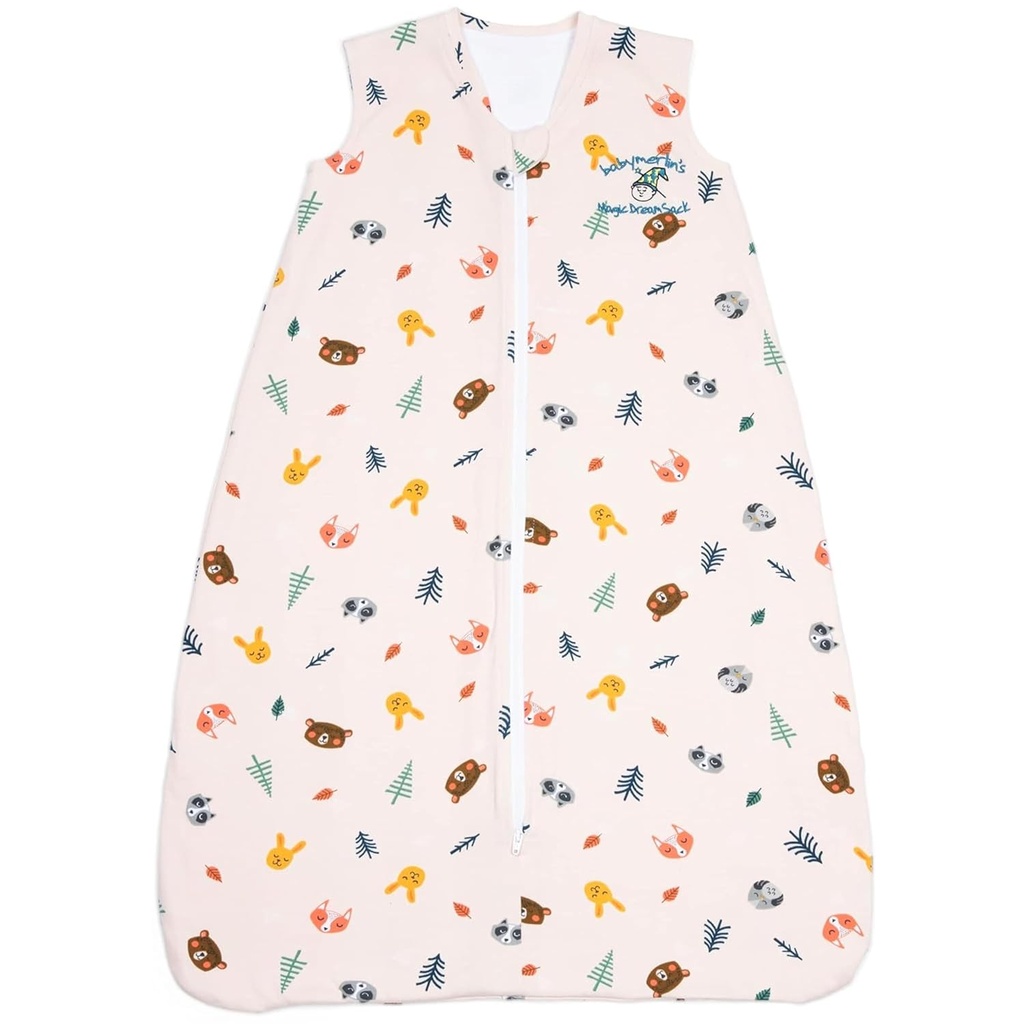 Baby Merlin's Magic Dreamsack - Cotton Nositi Odeje spanja Sack - Zimski Baby Sleep Sack za 6-12 Mesecev Dojenčki - spodbuja mirno spanje in Hip gibanja - Spanje živali