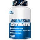 EVL Magnezijev citrat Kapsule 400mg - Supplement za zdravje mišic in kosti s čistim magnezijevim citratom za sproščanje mišic in moč kosti - 60 Veggie kapsule za zdravje