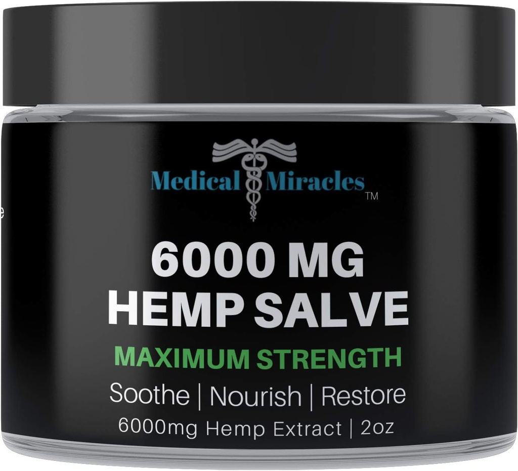 Medicinski čudeži 6000 MG največja moč zdravljenje Salve Uporaba za HIPS, Joints, Neck, Nazaj. Narejena z najfinejšimi razpoložljivimi sestavinami