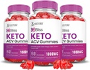 Upravičeni laboratoriji (3 Pack Bliss Keto ACV Gummies Napredna Formula 1000MG Bliss Keto Gummies Apple Cider Vinegar Boost Oblikovana z Granit Beet Juice v prahu B12 Vegan Non GSO 180 Gummys