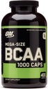 Optimum Nutrition Mega-Size BCAA 1000 Caps - 400 kapsul (200 strežnikov)