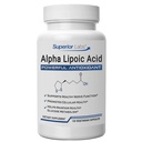 Superior Labs Alpha lipoična kislina 600 mg kapsule, čista ALA brez GMO, visoka absorpcija, podpora živcem, zdravo kroženje in živčevje, zdravo staranje antioksidant, 120 Veg caps, 4-mesečna oskrba