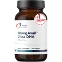 Designs for Health OmegAvail Ultra DHA - Visoko koncentrirano ribje olje DHA Triglicerid, TG ribje olje s 500mg DHA + 100mg EPA - Brez ribjega pookusa (60 kapsul)