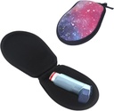 Inhaler Travel Case,14.5cm Dolžina PU Hard Carry Bag Full Astma Inhaler Primer za shranjevanje