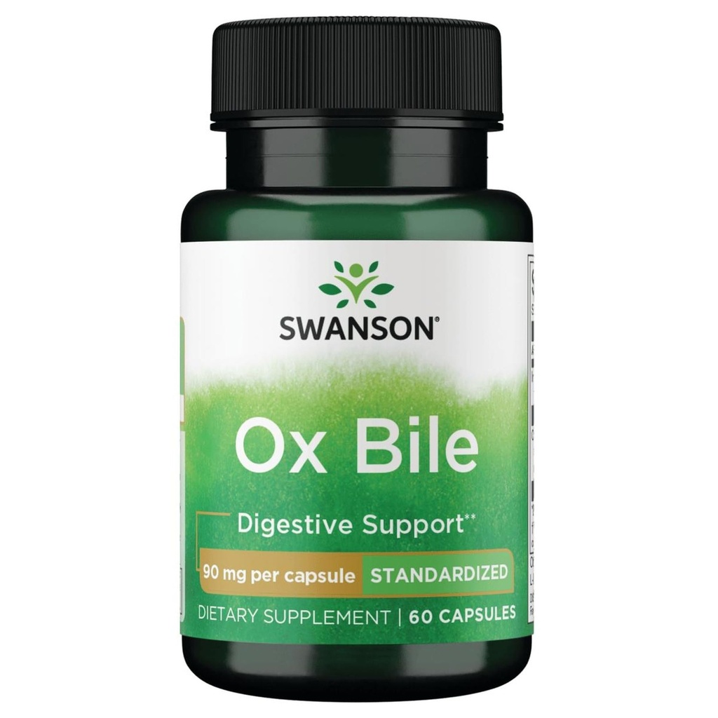 Swanson Ox Bile - standardizirano 90 mg 60 Caps (1 pakiranje)