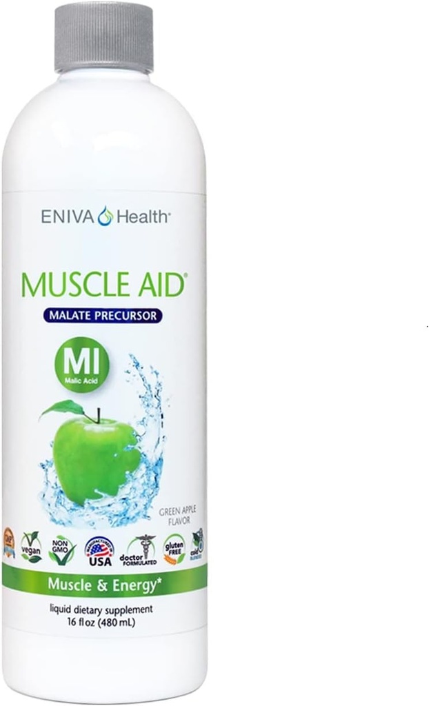 Eniva Muscle Aid Tekoči koncentrat z jabolčno kislino (16 oz)