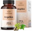 HERBAMA Dong Quai dodatek - 1000mg Angelica Root za žensko podporo - Dong Quai prašk kapsule - Vegan, Non-GMO Angelica Herb Antioksidant dodatek za ženske