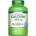 Naravna resnica Absorbljivi kalcij 1200 mg z vitaminom D3 5000 i.e. 