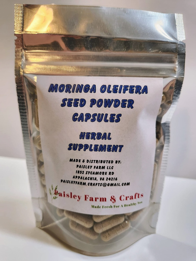 Moringa Oleifera Malunggay kapsule v prahu - ne GSO - Vse naravne zeliščni dodatek(100)
