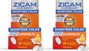 Zicam Ultra Cold Remedy Cink Rapidmel, Orange Cream Flavor, Homeopatic, Hladno skrajšanje Medicine, skrajša hladno trajanje, Sugar-free, Dye-free, 18 Število (Pack po 2)
