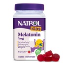 Natrol Kids Melatonin Gumies 1mg, Otroški Melatonin za mirno spanje, 140 Raspberry-Flavored Sleep Gumies, 140 Dnevna dobava