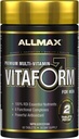 ALLMAX VITAFORM - 60 tablet - Premium multivitamin za moške - šest funkcionalnih kompleksov + vitamin C, D3 & cink - 30 serviranja