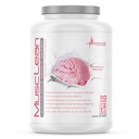 Presnovna prehrana - Musclean - Milkshake, Whey High Protein Meal Nadomestek, Vzdrževalna prehrana, Nizki ogljikovi hidrati, Keto prehrana, Prebavni encimi, Jagoda, 5 Pound (50 serov)