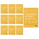 Boobie Body Superfood Protein Shake za mame, nosečnost in dojenje podpora Protein Powder za povečanje ponudbe mleka, Probiotiki, Organic, Dairy-free, Gluten-free Vegan Vanilla Cookie Single Srv 10pk