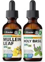BIO KRAUTER Mullein Tinkture 2 Fl. Oz. & Sveti Bazilij Tinkture 2 Fl. Oz.