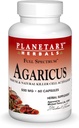 Planetarna zelišča Agaricus Extract cele spektralne kapsule, 500 mg, 60 Število