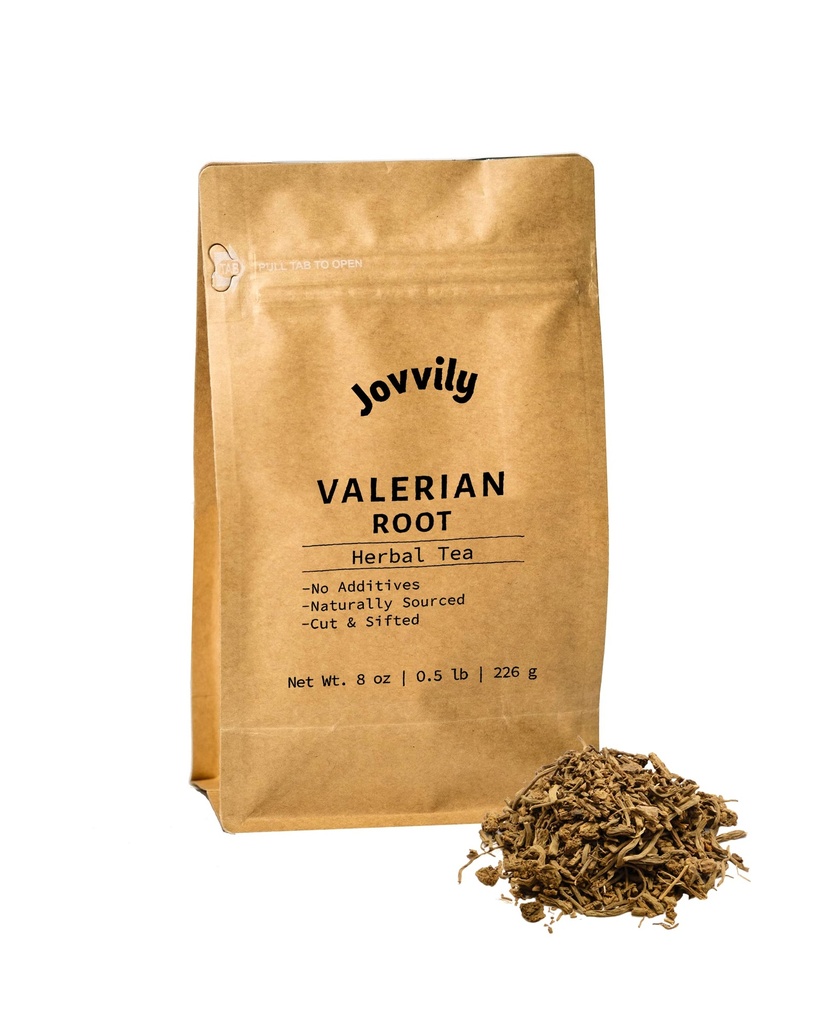 Valerian Root - 8 oz - Rez in Sifted - Zeliščni čaj - brez polnil ali dodatkov