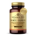 Solgar Vitamin D3 Holekalciferol 250 MCG 10000 i.e. softgels pomaga ohranjati zdrave kosti Podpora imunskega sistema Non-GMO Gluten, Dairy Free Servings, 180 Število