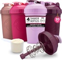 GOMOYO [4-Pack] 20-Ounce Shaker steklenica 