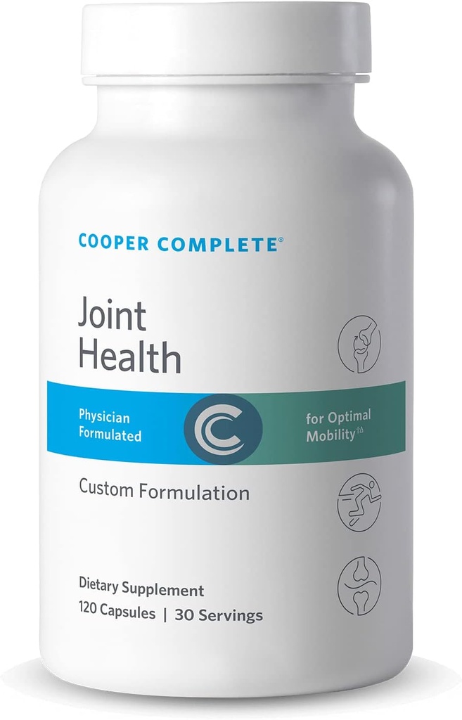 Cooper Complete - Skupni zdravstveni dodatek - Glukozamin, Chondroitin, Želatina, Bromelain - 30 Serving na steklenico. Pakiranje po 3