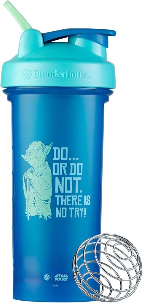 BlenderBottle Star Wars Classic V2 Shaker steklenica kot nalašč za proteinske pretrese in pred vadbo, 28-ounce, Do... ali ne. Ni poskusa.