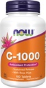 NOW Foods dopolnila, Vitamin C-1.000 z Rose Hips, Trajno sproščanje, Antioksidant zaščita*, 100 tablet