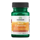 Swanson Beta-karoten - Vitamin A Dodatek za spodbujanje imunskega zdravja, Eye & Skin zdravje - Naravna Wellness Formula - (250 Softgels, 3000mcg vsak)