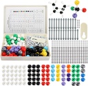 YOPAY 240 kosov molekulski model komplet, organska in anorganska kemija molekulska struktura model, 86 Atoms in 153 Povezave in 1 Short Link Odstranjevalec orodje