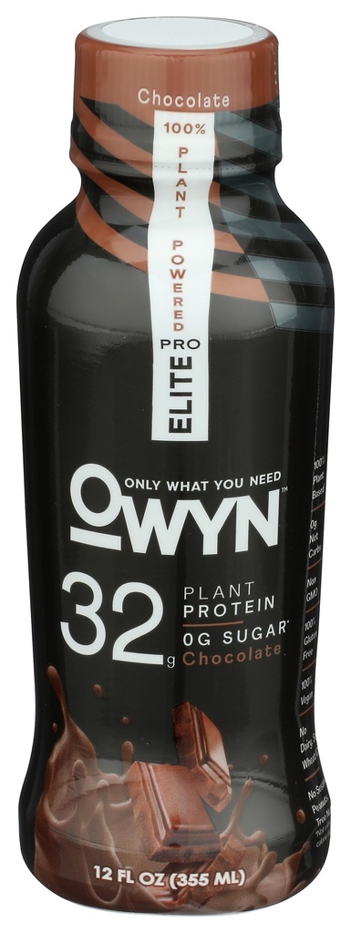 OWYN Chocolate Pro Elite Rastline Shake, 12 FZ