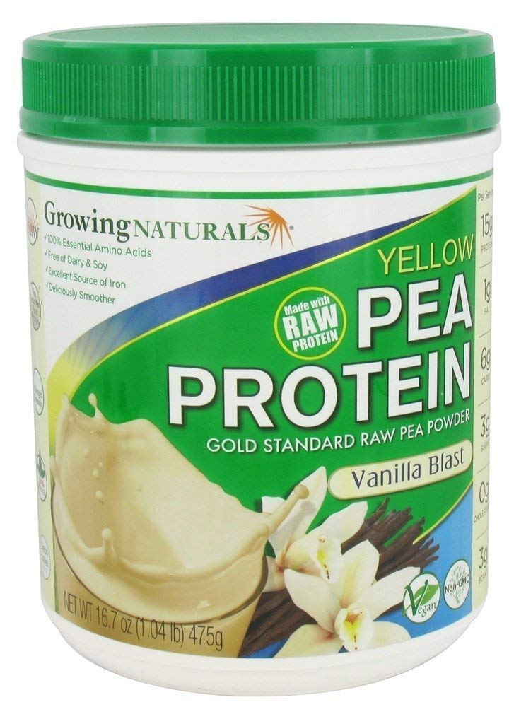 Rastoči naravni proteini rumenega graha - vanilija Blast - 16 Oz