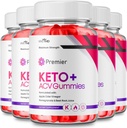 Premier Keto ACV Gummies - Uradna Formula, Premier Keto Gummies Blast Plus za največjo moč z Apple Cider Vinegar 1000MG, ACV Keto Premier dodatek Vitamin B12 Folate Beet koren (5 pakiranje)