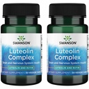 Swanson Luteolin Complex w/Rutin - Brain Support dopolnilo za spodbujanje spomina, razpoloženja in kognitivnega zdravja - naravna formula za pomoč vzdrževanje živčnega sistema - (30 Veggie kapsule) 2 pakiranje
