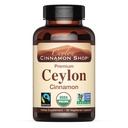 Ceylon Cimet Shop Organic Ceylon Cinnamon (100% Certified) dodatek, 90 kapsul
