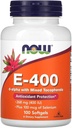 Now Foods E-400 D-Alpha z mešanimi tokoferoli, 268 mg (400 IU), 100 softgels