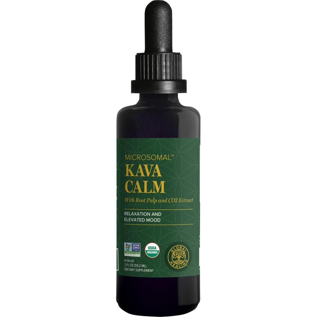Globalno zdravilišče - Organic Kava Calm - MicroSomal Tech, Pure Kava kapljice - Induct Caliness, še posebej tisti, ki sodelujejo z GABA