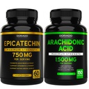 DORADO HRANILNO IZvleček Epikatehina 750 mg na serviranje (120 kapsul) in arakidonska kislina 1500 mg (150 kapsul)