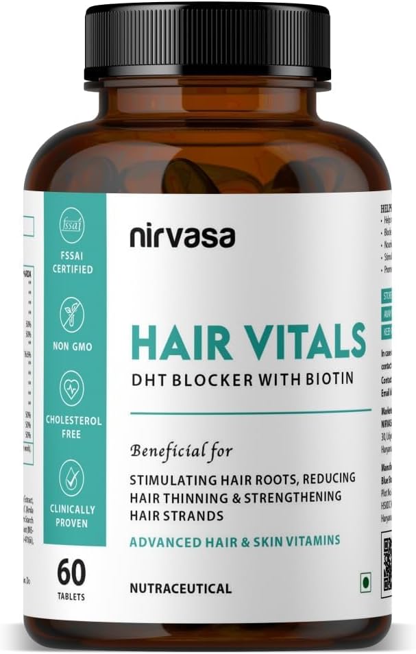 Lasje Vitals DHT Bloker z Biotin tablete z beta-sitosterol & Sting Nettle Root Extract 
