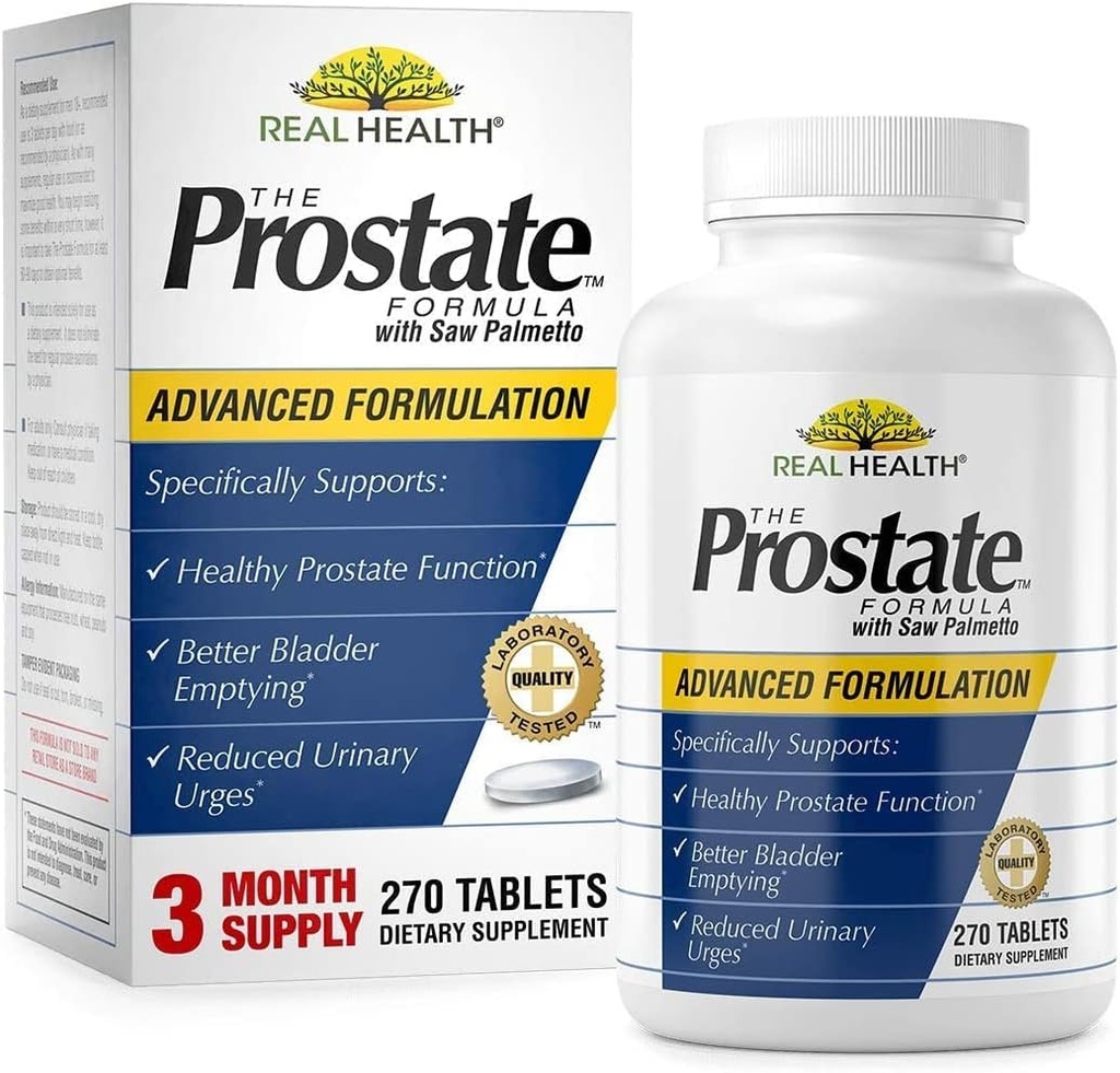 Real Health Prostate Formula z žago Palmetto 270-Tablets by EMERSON ZDRAVSTVENO KARE