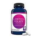 MD Life L-metilfolat 7,5 mg dodatek - Profesionalno-stopnja Active L Metilfolat dodatek - 120 Kapsule - L-metilfolat 7,5 mg - Največja jakost MTHFR W/Esencialne aminokisline