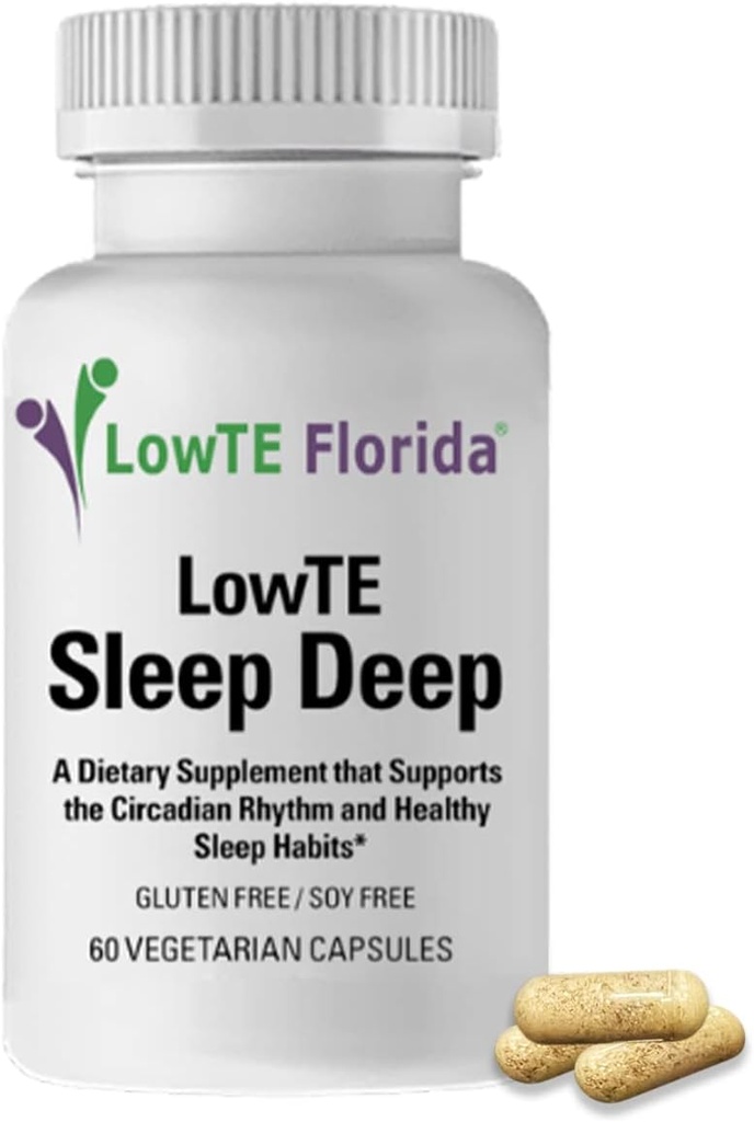 Sleep Deep - 60 Kapsule I Sleep Supplement with Melatonin 5mg, Ashwagandha, GABA, Lemon Balm Extract & l Theanine, Pomoč za spanje za zdrave cirkadiane Rithms