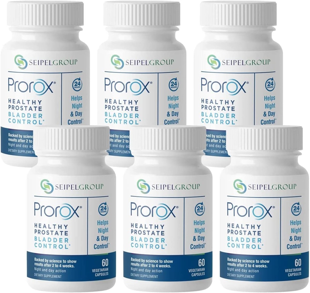 Healthy Prostata Bladder Control, Prostata dopolnila za moške, Podpira zdravo prostate in Bladder zdravje, Vsebuje Saw Palmetto, Zmanjša urgenco, 60 Vegetarijanske kapsule (360)