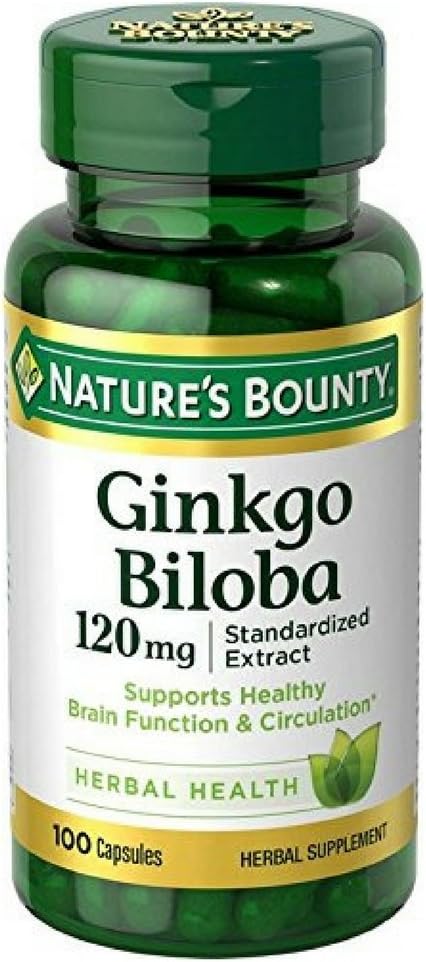 Bounty Ginkgo Biloba Narava 120 mg 100 kapsul (paket po 4)