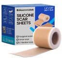 Silikonski Scar listi Kirurški trak (1,6”x120” Roll) Obraz obliži Acne Zdravljenje C Sekcija Stripi, Skin-Sensitive Medical Stopnja zdravljenje Scar obliži Pads za Keloid, Stretch in Tuck okrevanje